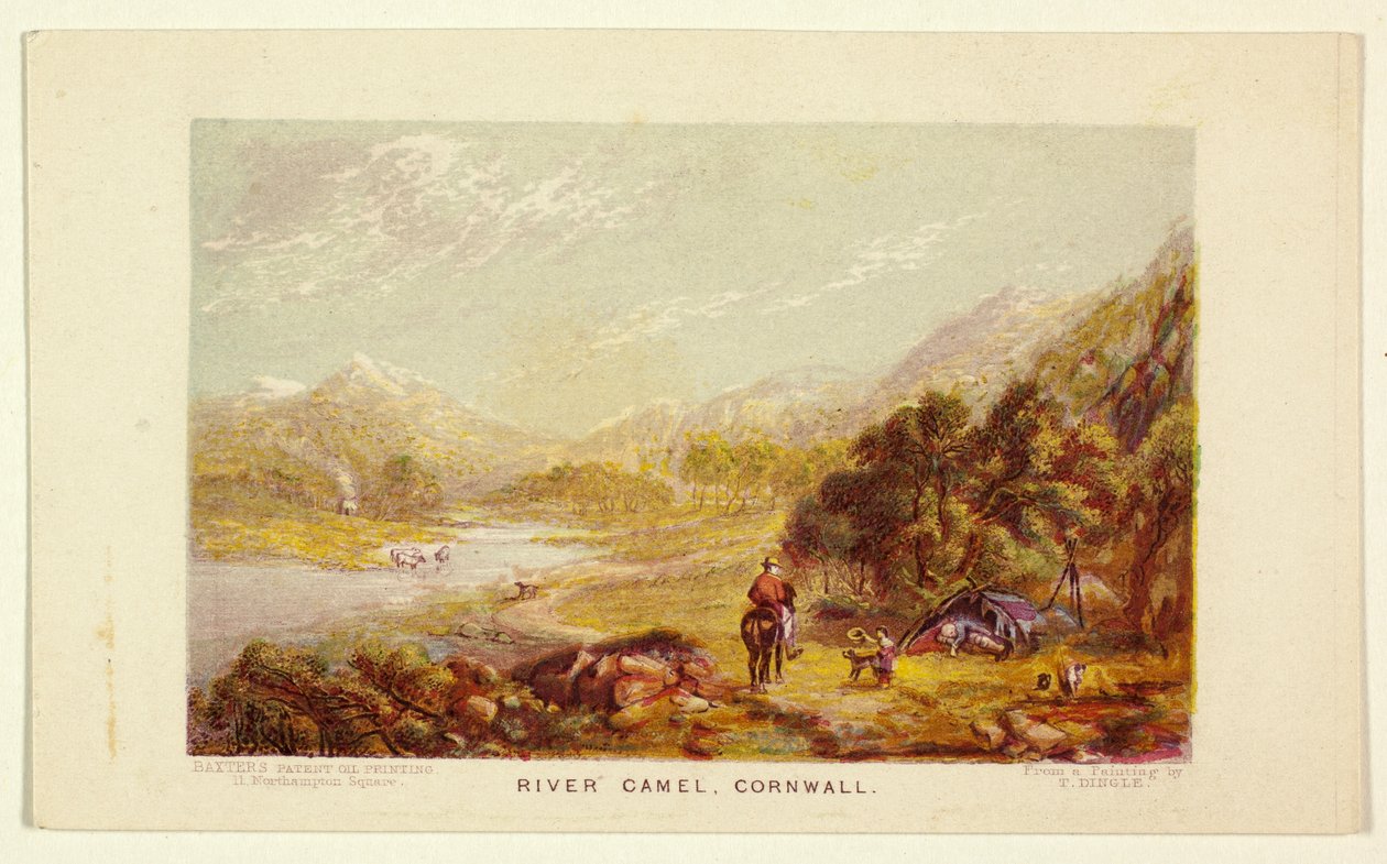 Elven Carnel, Cornwall av George Baxter