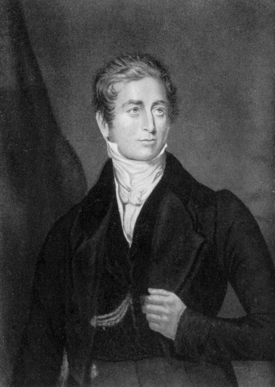 Sir Robert Peel, 2nd Baronet, britisk statsminister, 1853 1910. av George Baxter
