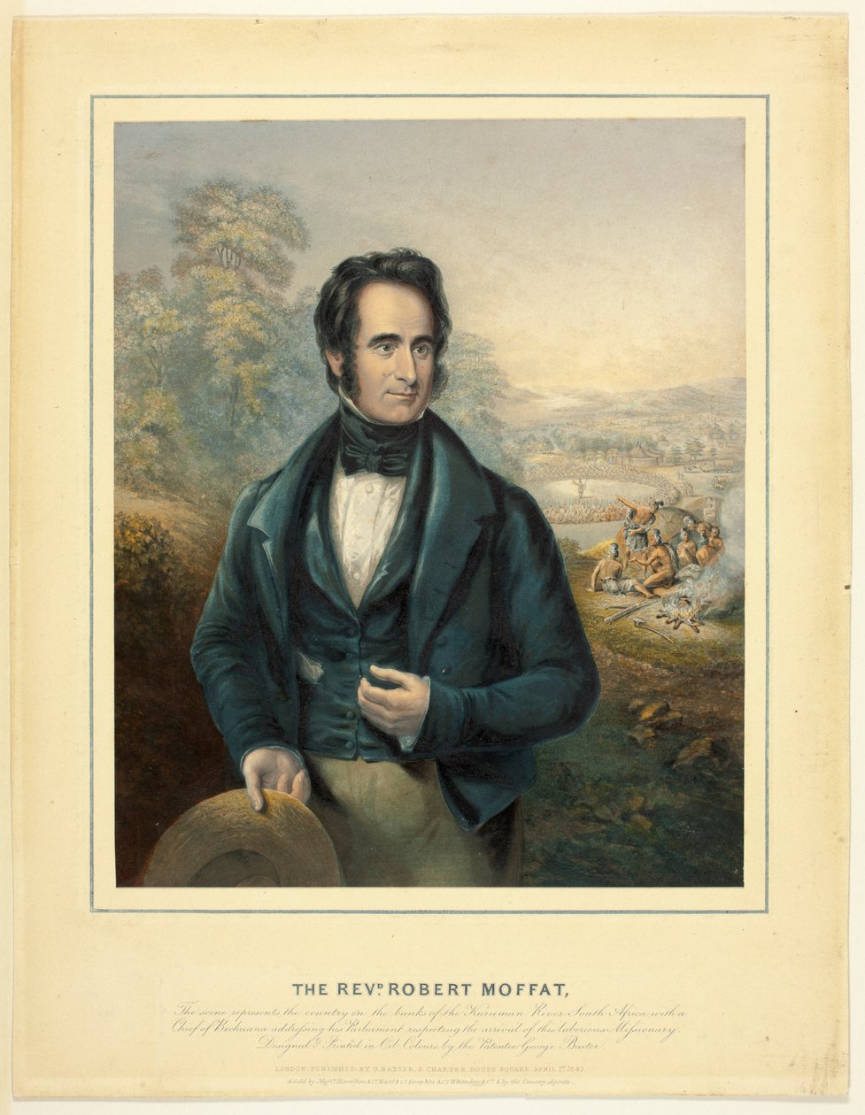 Pastor Robert Moffat av George Baxter