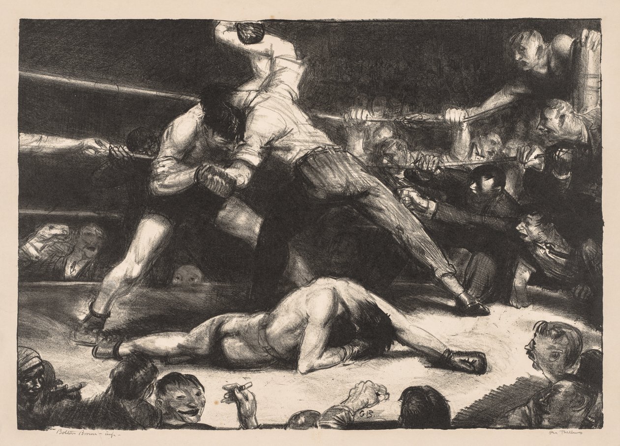 En knockout av George Bellows