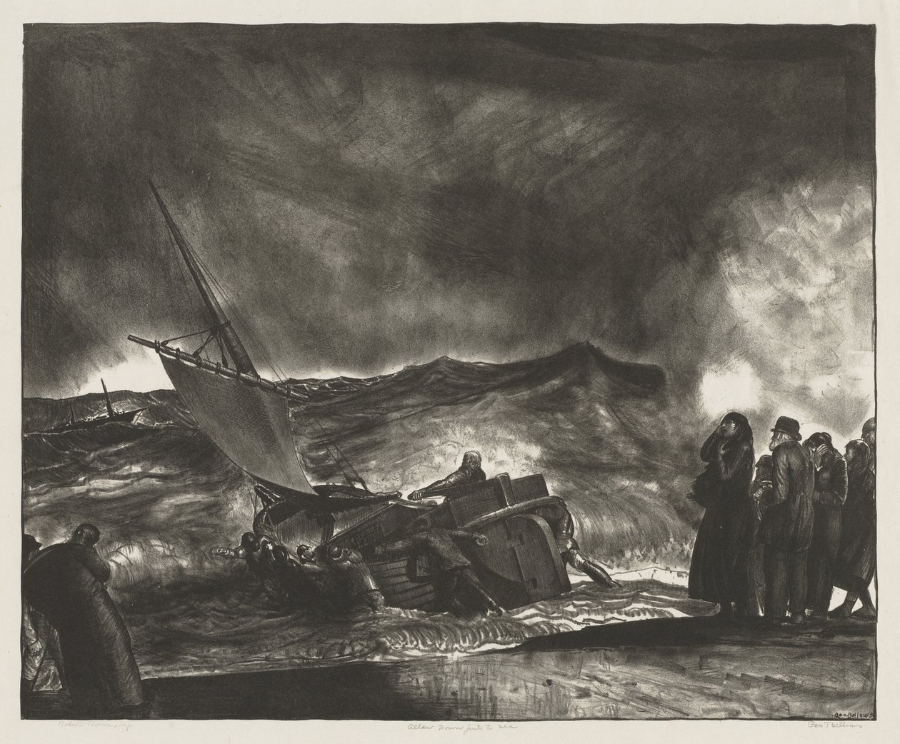 Allan Donn drar til sjøs av George Bellows