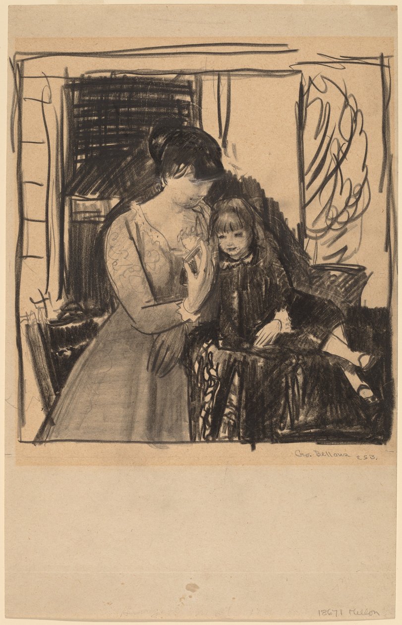 Anne og hennes mor av George Bellows