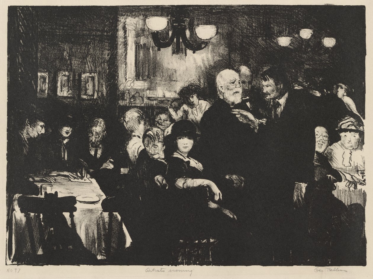 Kunstnerens kveld av George Bellows