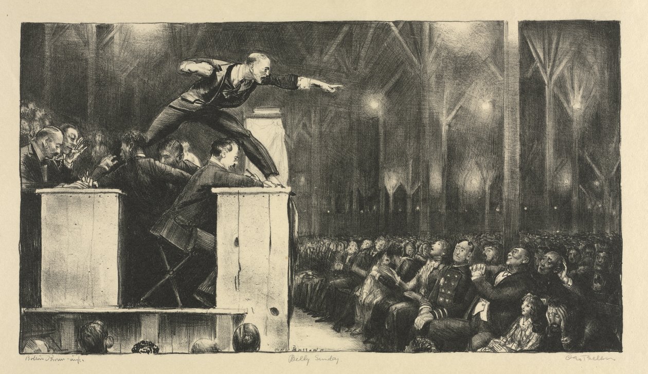 Billy Sunday av George Bellows