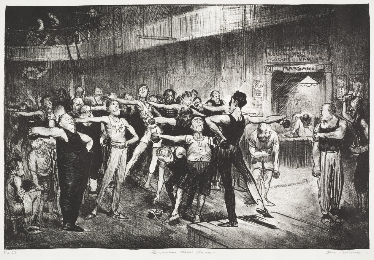 Kurs for forretningsmenn av George Bellows