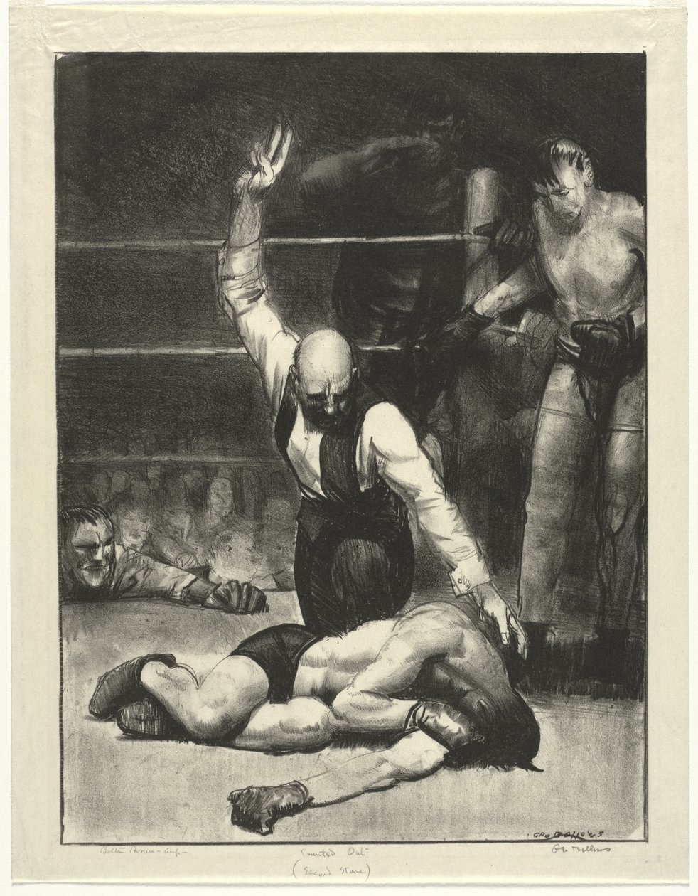Talt ut, andre stein av George Bellows