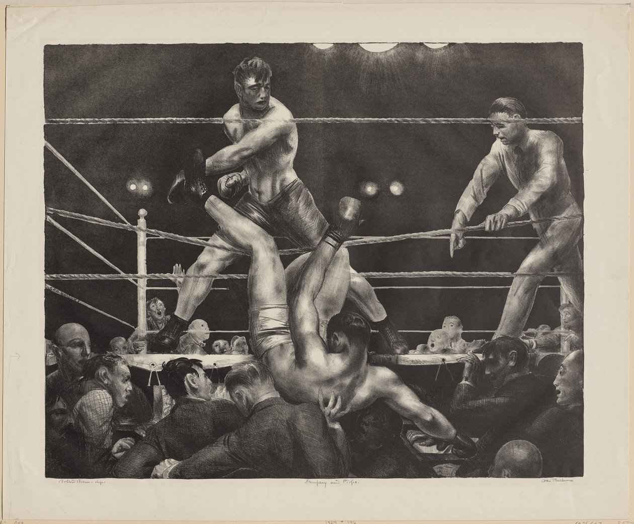 Dempsey og Firpo av George Bellows