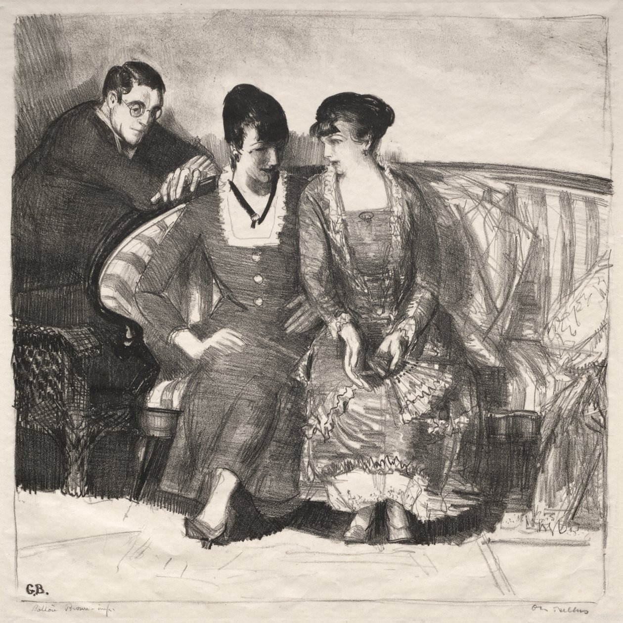 Emma, Elsie og Gene av George Bellows
