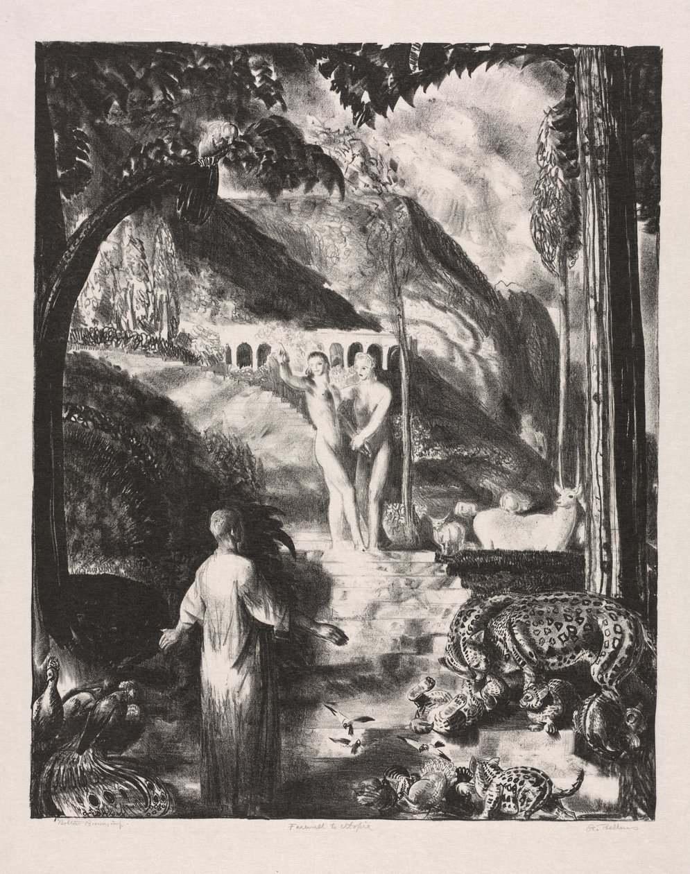 Farvel til Utopia av George Bellows