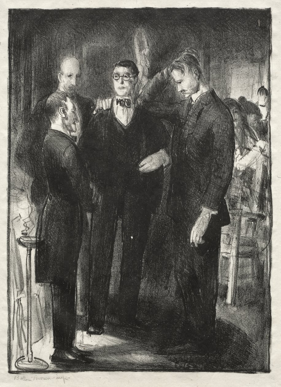 Fire venner, andre tilstand av George Bellows