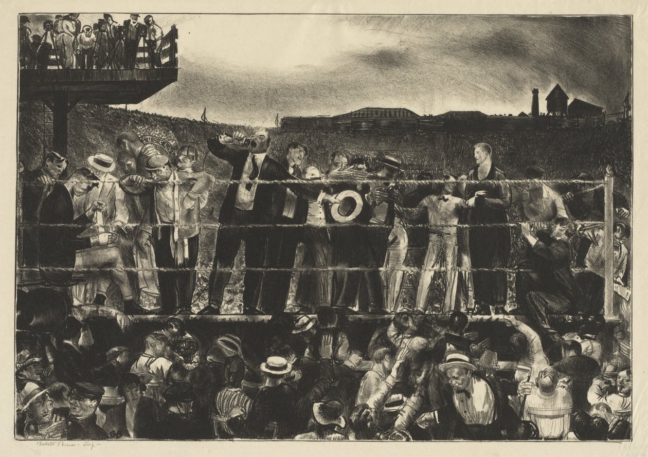Presentasjon av Georges Carpentier av George Bellows