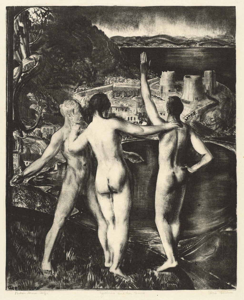 Lychnis og hennes sønner av George Bellows