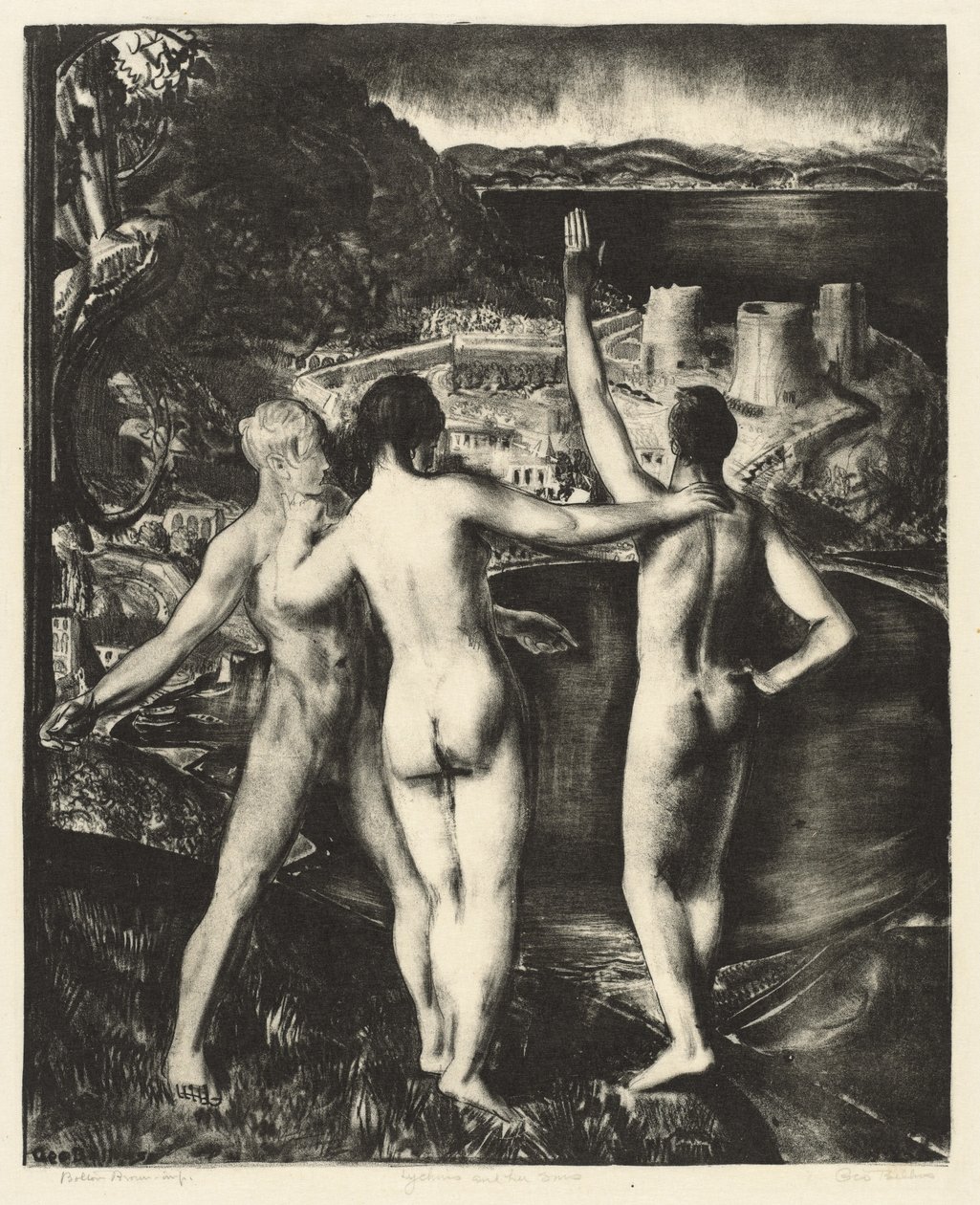 Lychnis og hennes sønner av George Bellows