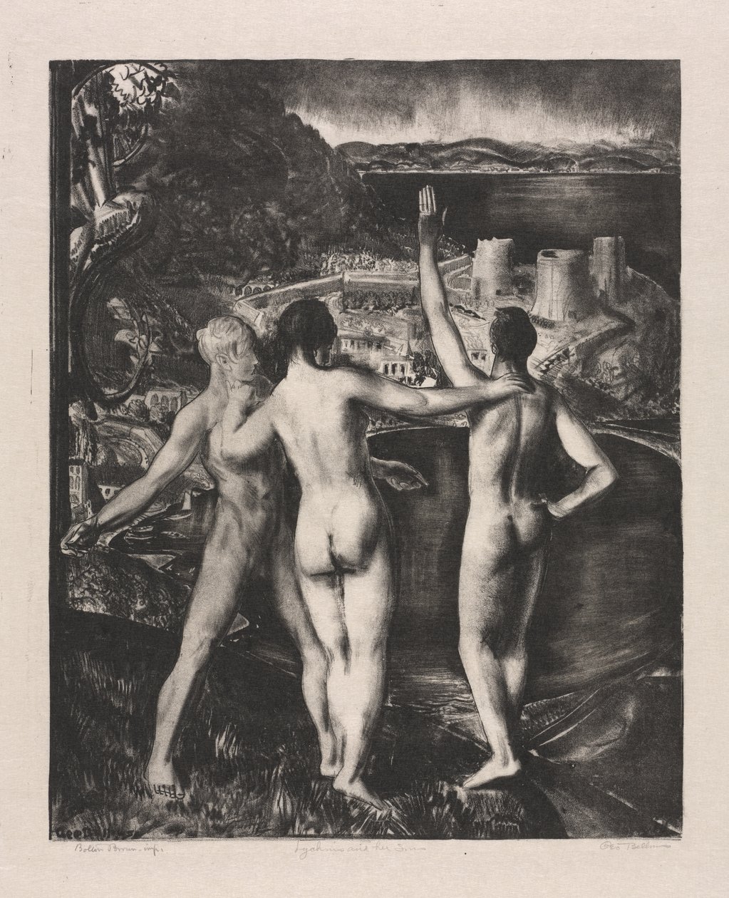 Lychnis og hennes sønner av George Bellows
