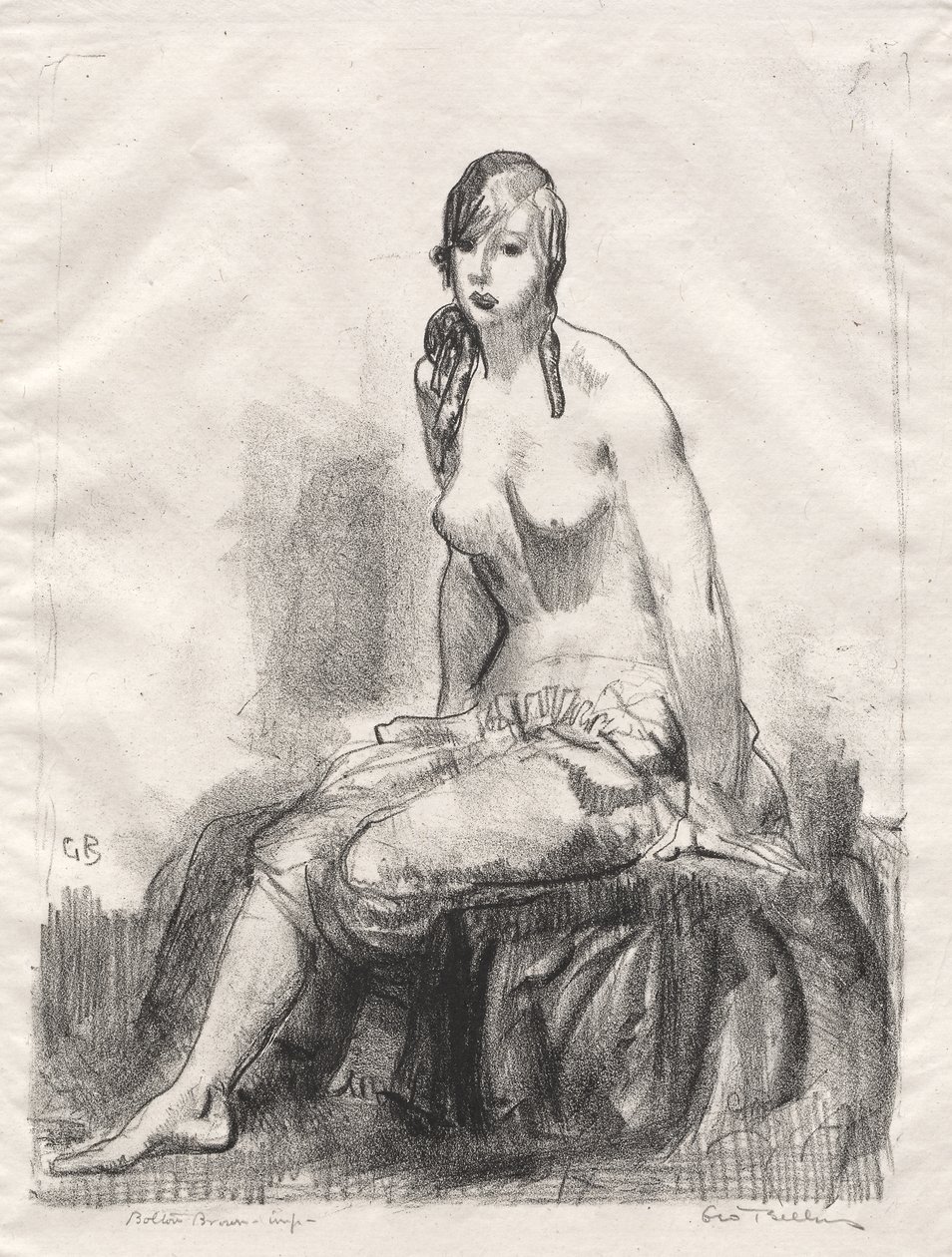 Morgen, nakenstudie av George Bellows