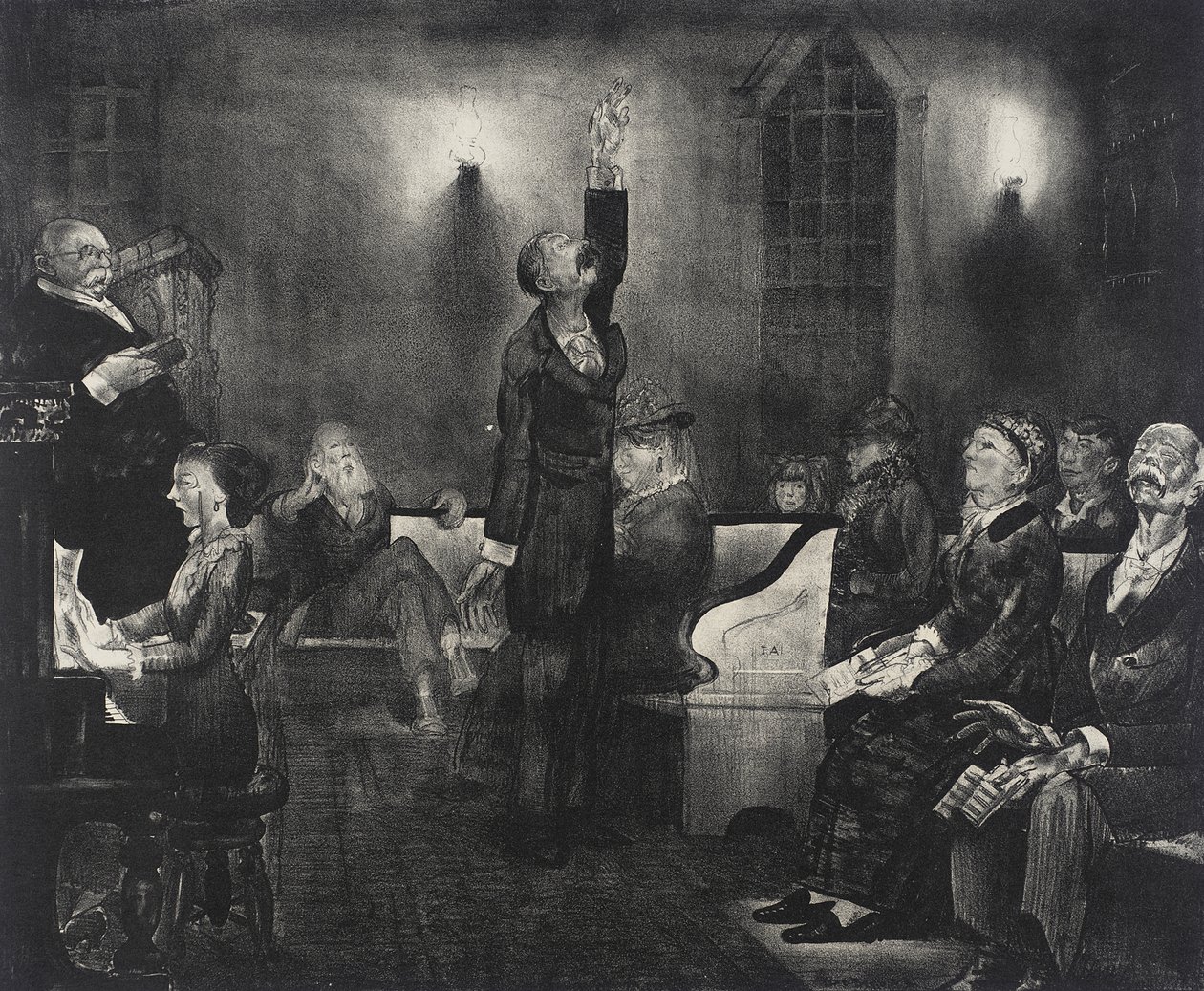 Bønnemøte nr. 2 av George Bellows