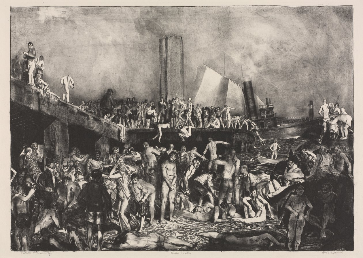 Elvefront av George Bellows
