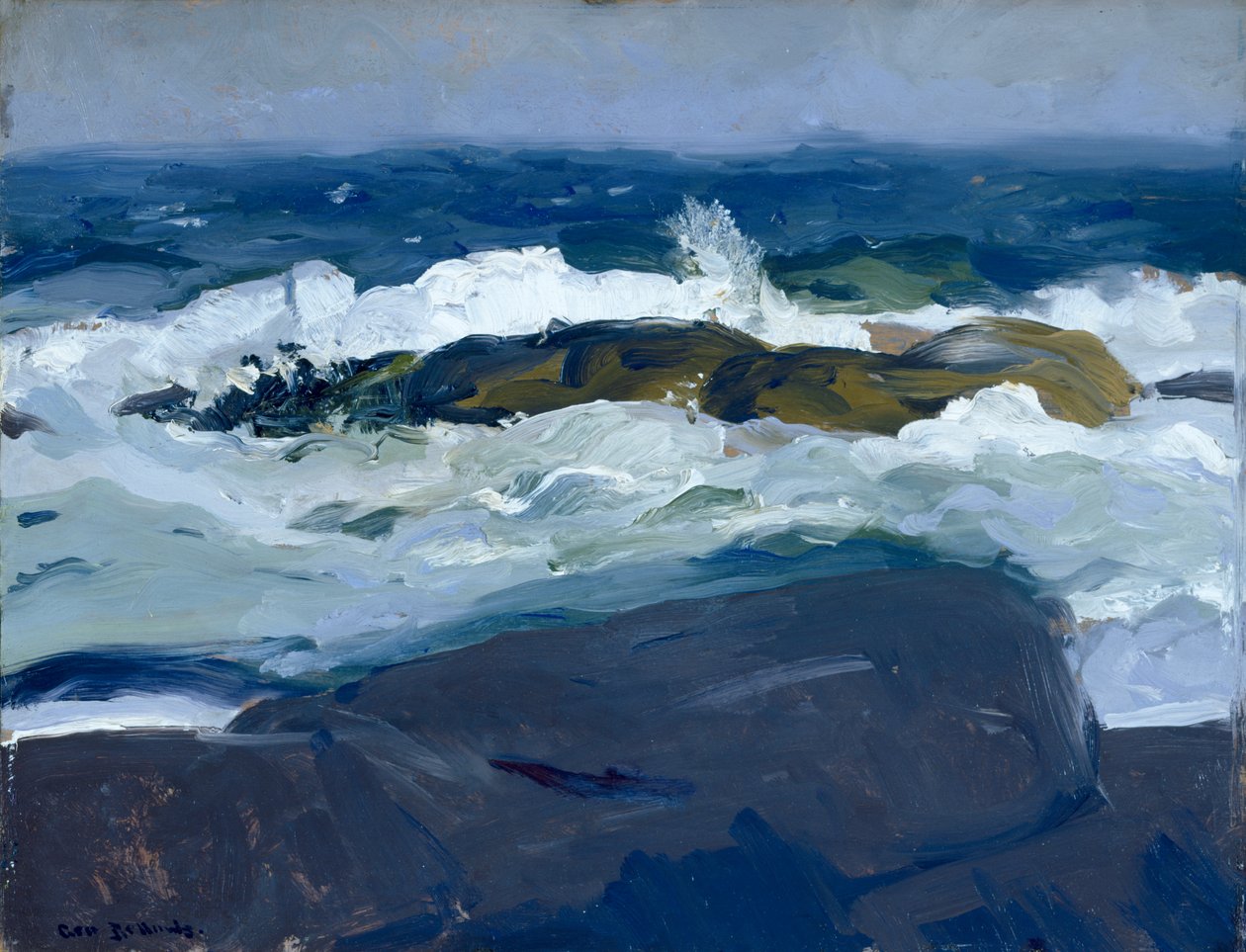 Klipprev, Maine av George Bellows