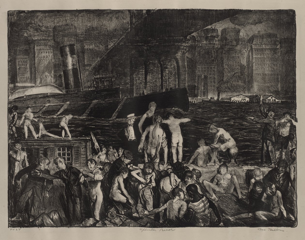 Splinter Beach av George Bellows