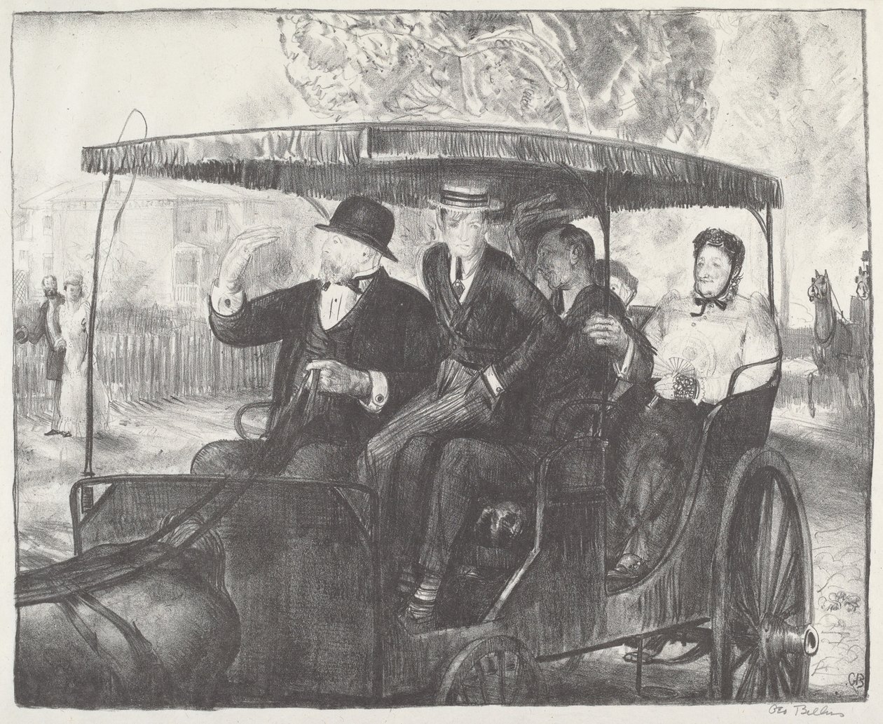søndag 1897 av George Bellows