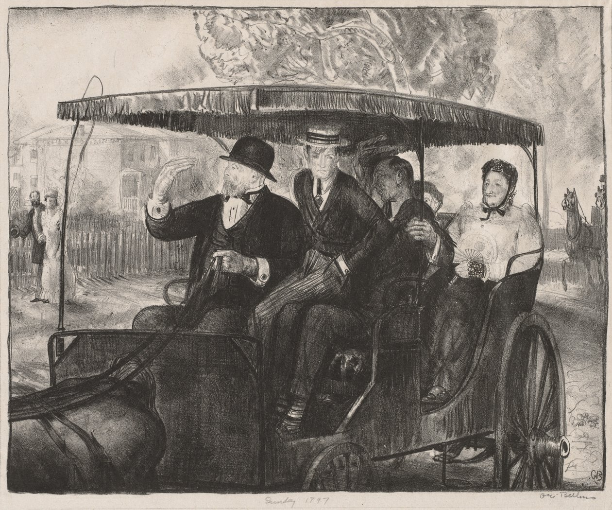 Søndag 1897 av George Bellows