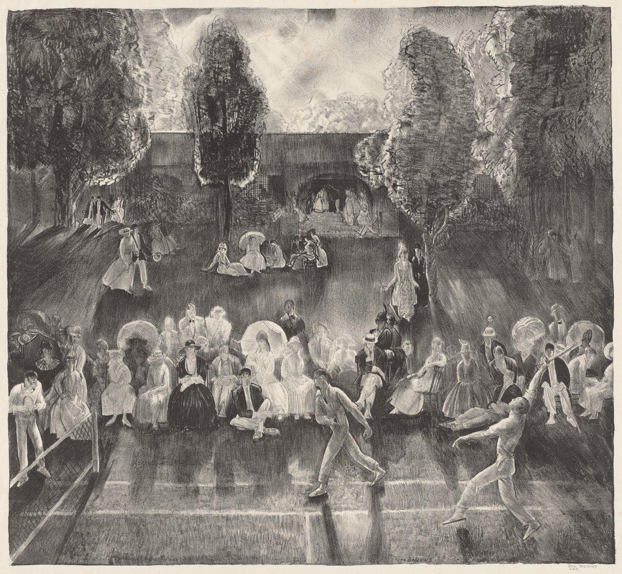 Tennis av George Bellows