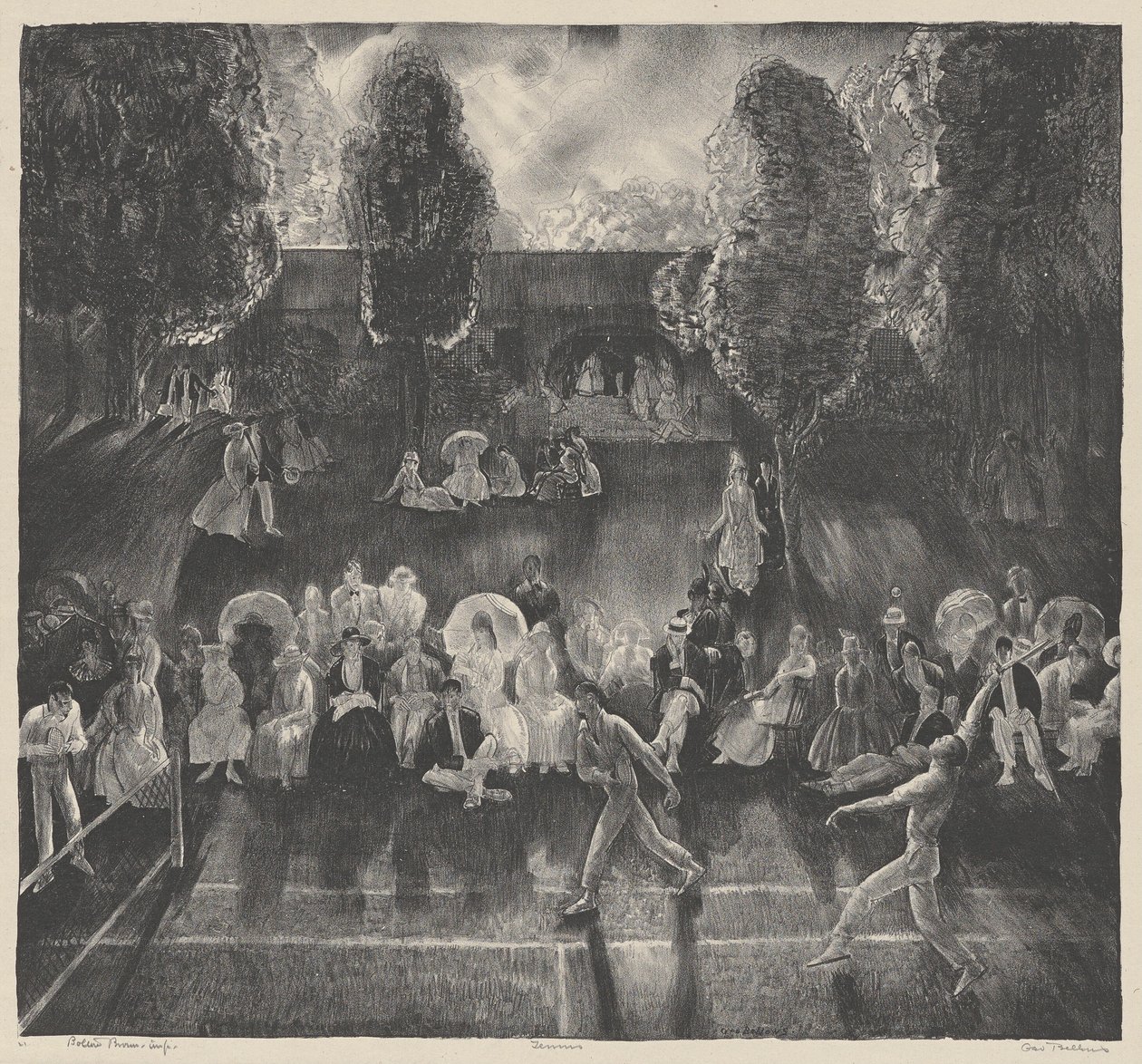 Tennis av George Bellows