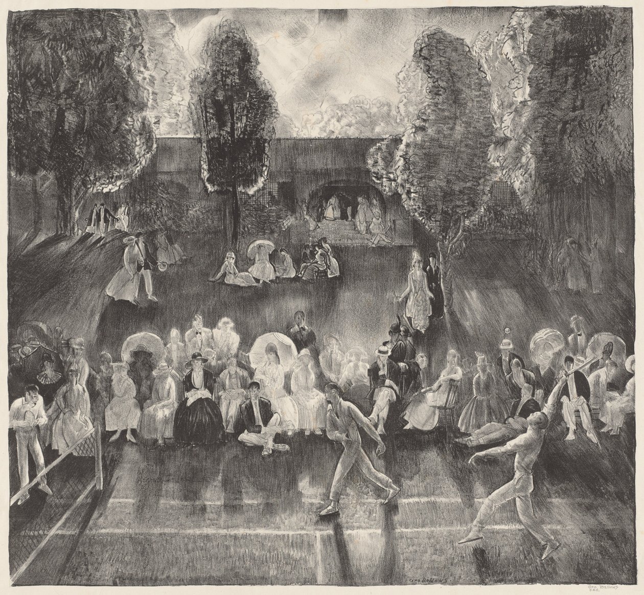 Tennis av George Bellows