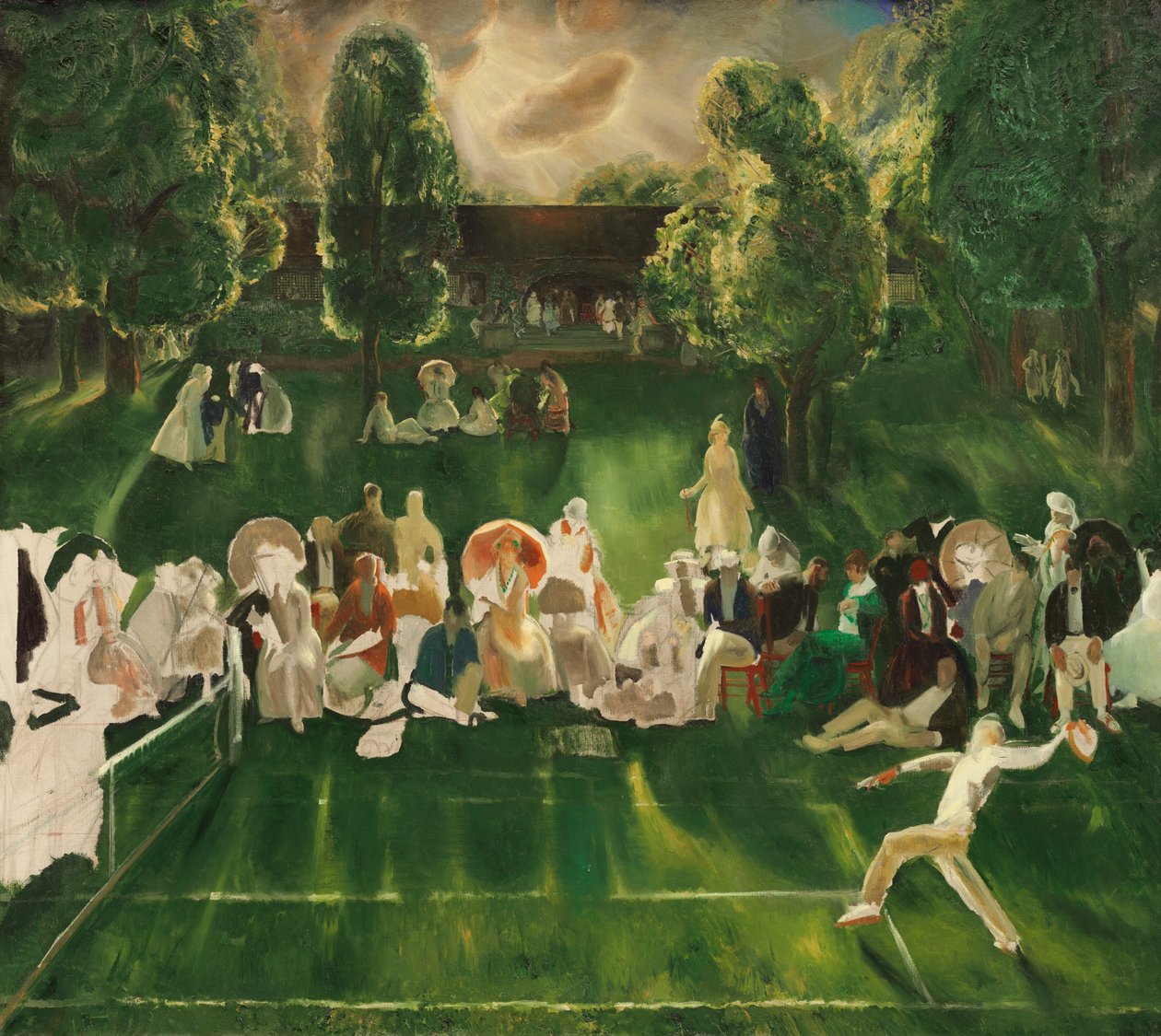 Tennisturnering av George Bellows