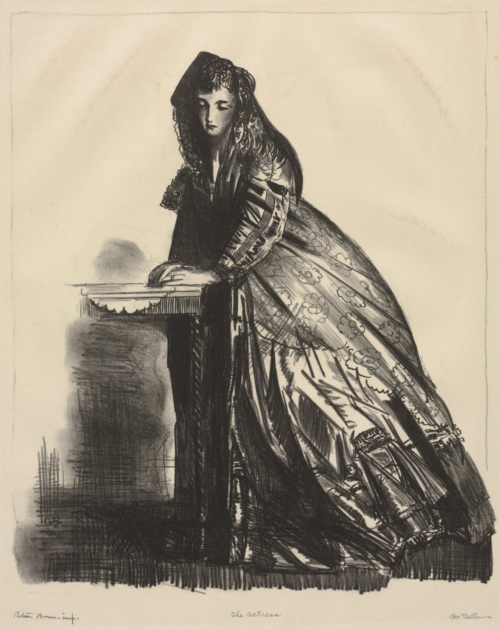 Skuespillerinnen av George Bellows
