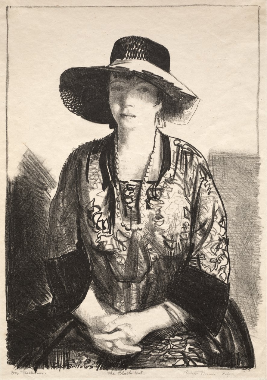 Den svarte hatten av George Bellows