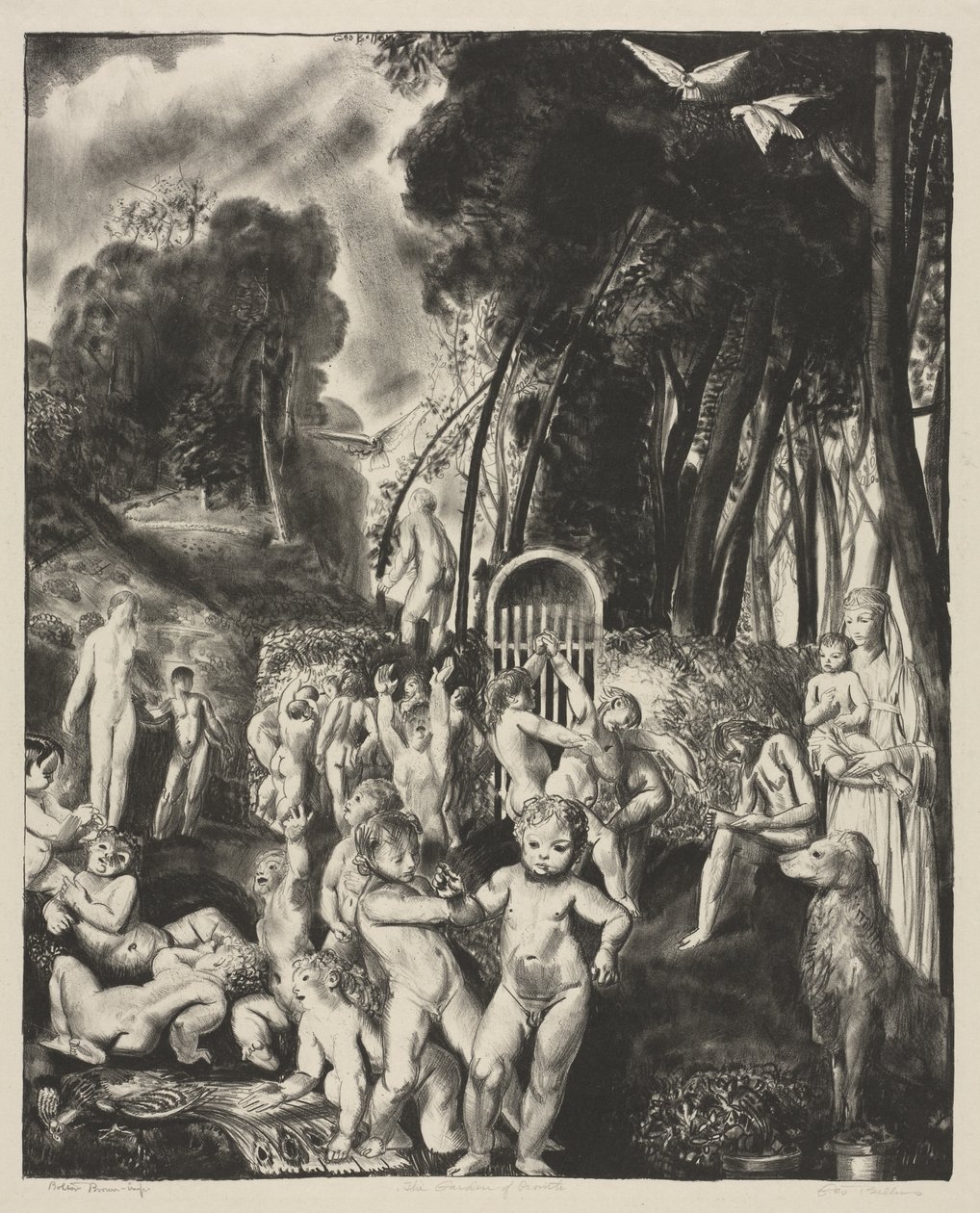 Vekstens hage av George Bellows