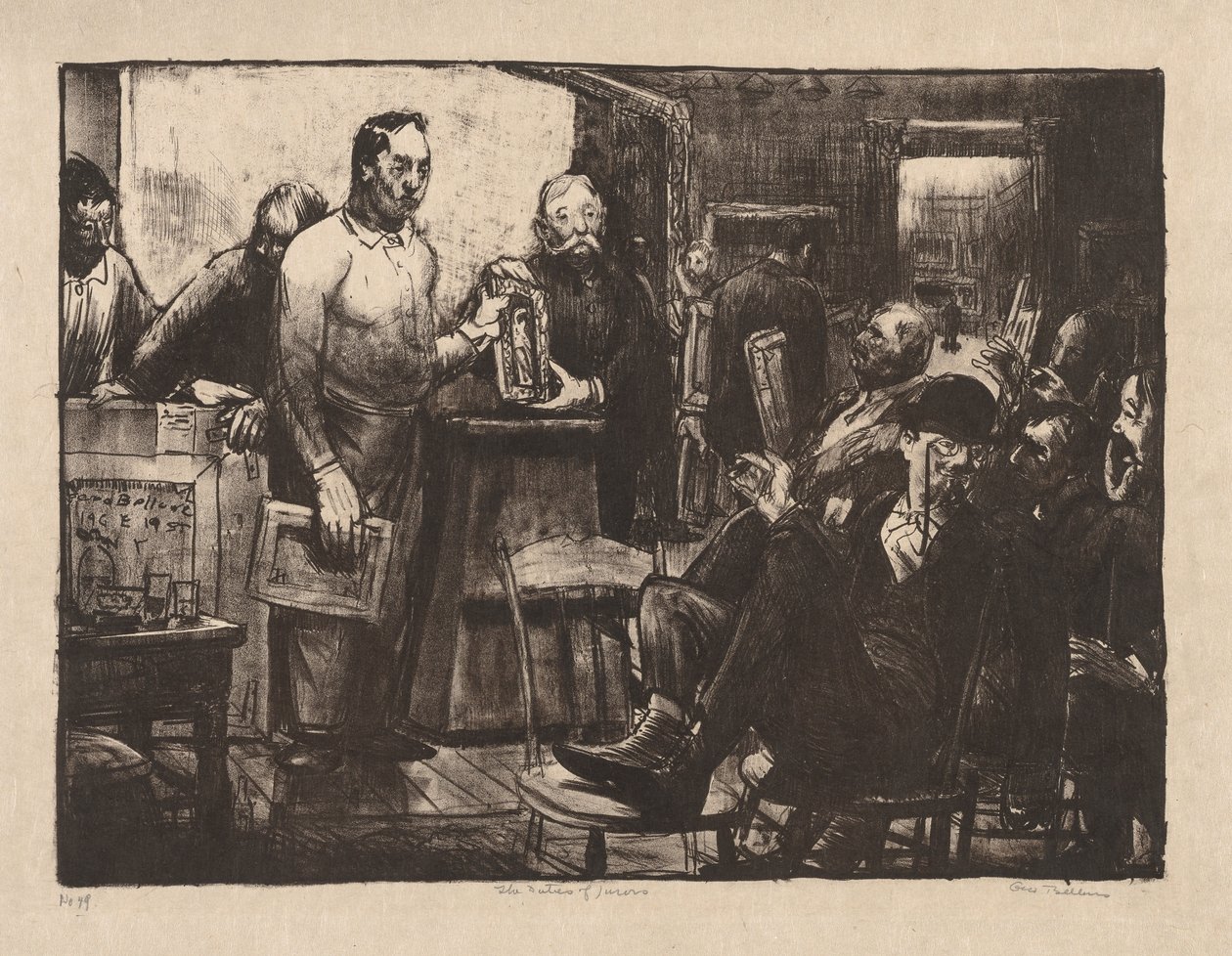 Juryen av George Bellows