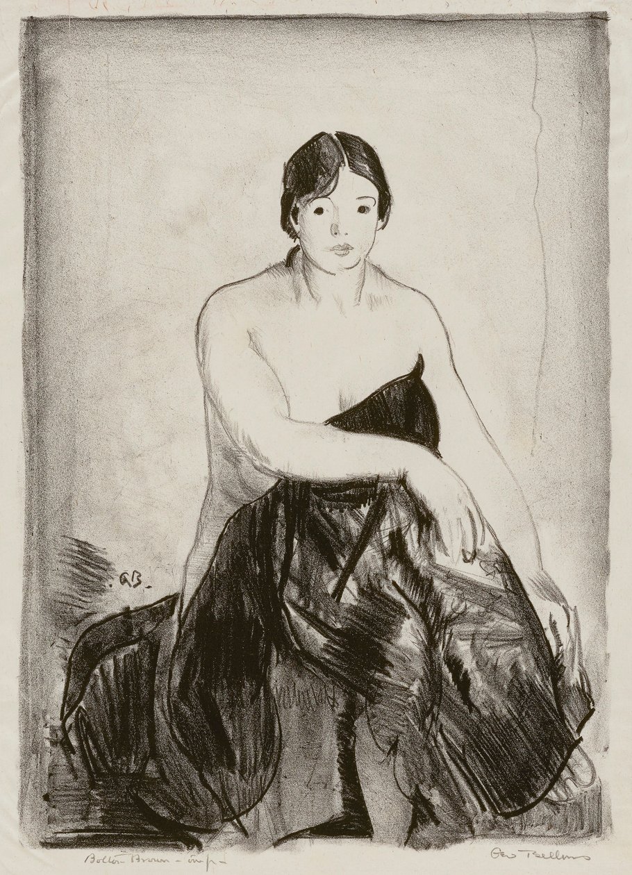 Modellen, den andre steinen av George Bellows