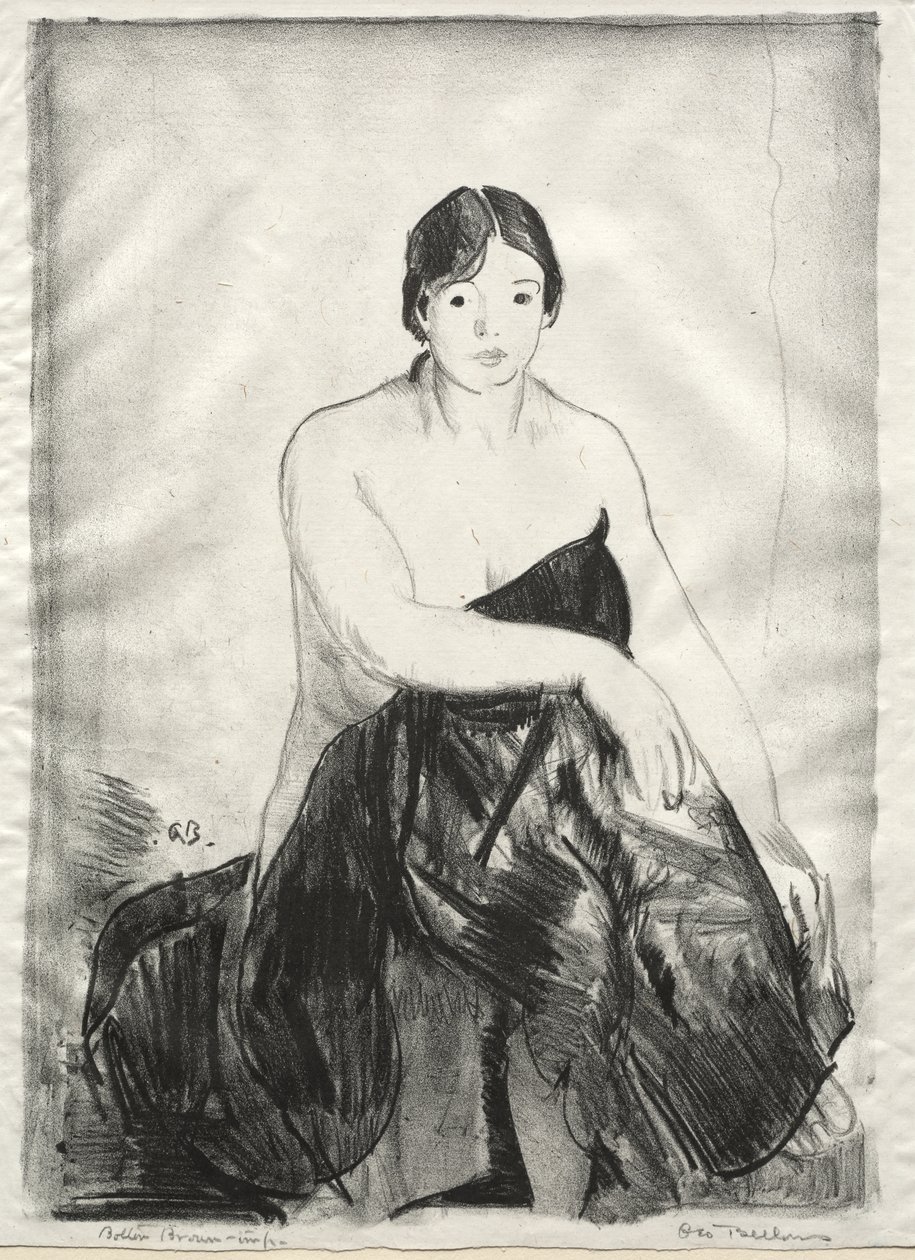 Modellen, andre stein av George Bellows