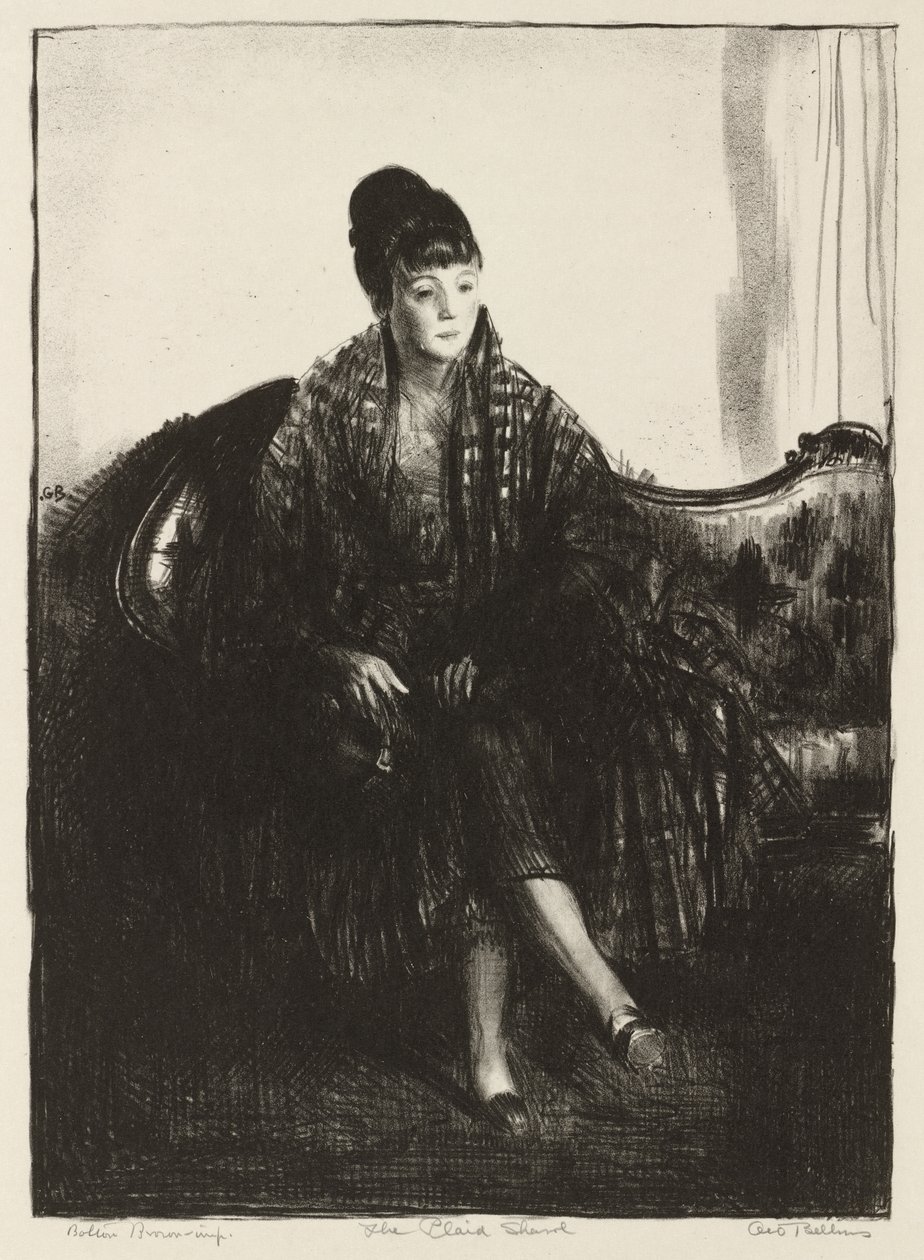 Det rutete sjalet av George Bellows