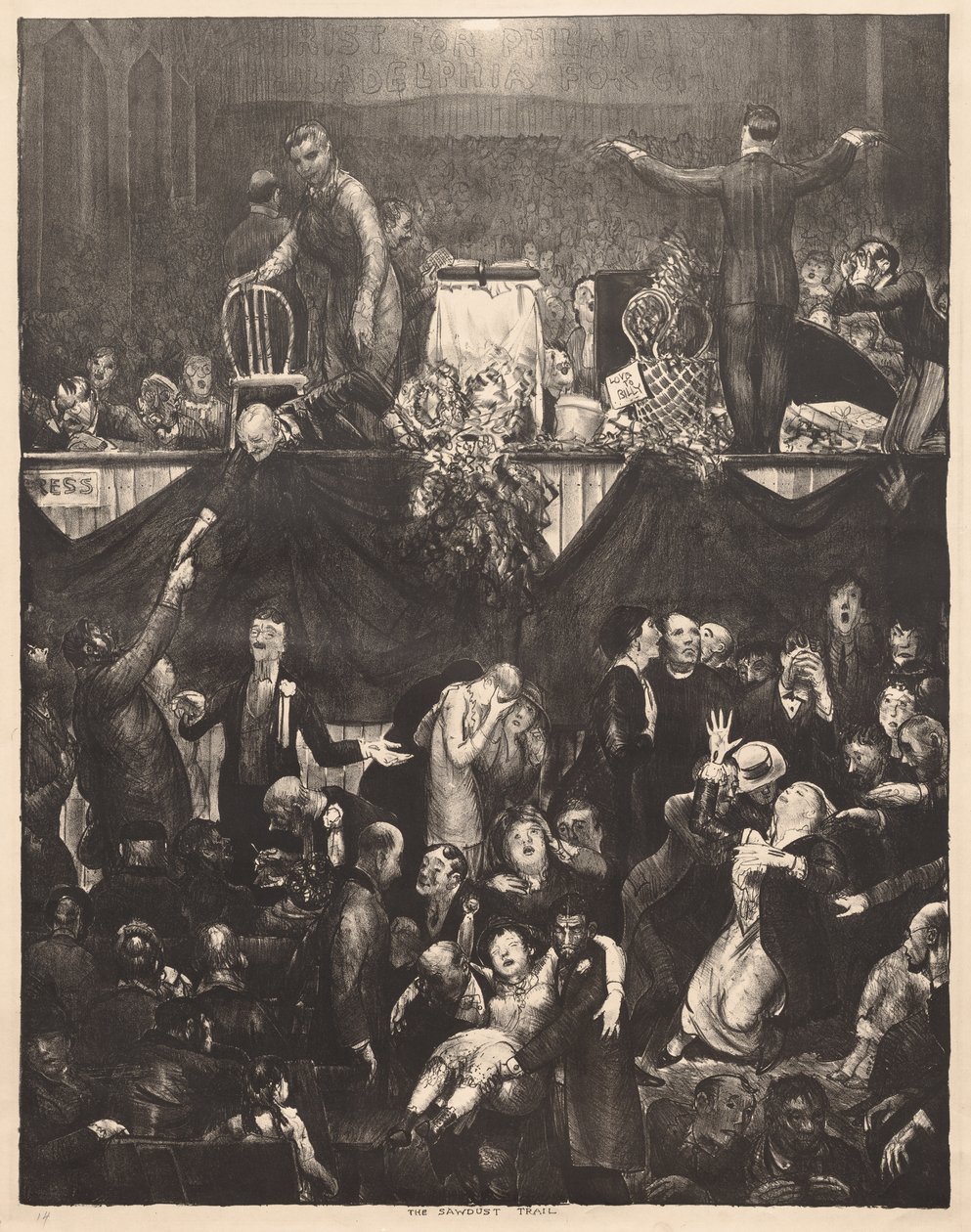 Sagflisstien av George Bellows