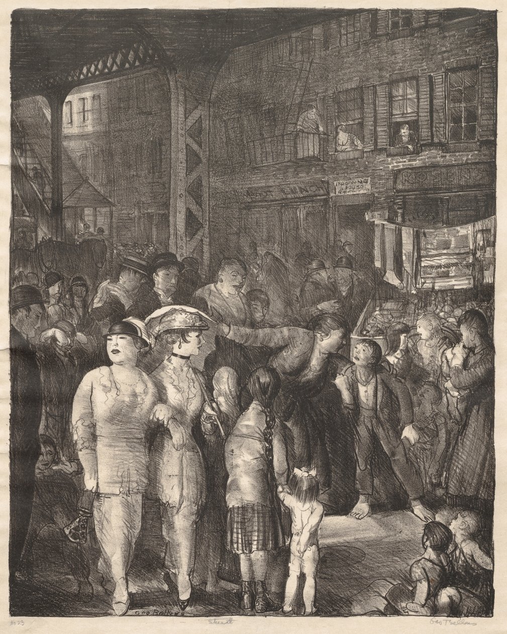 Gaten av George Bellows