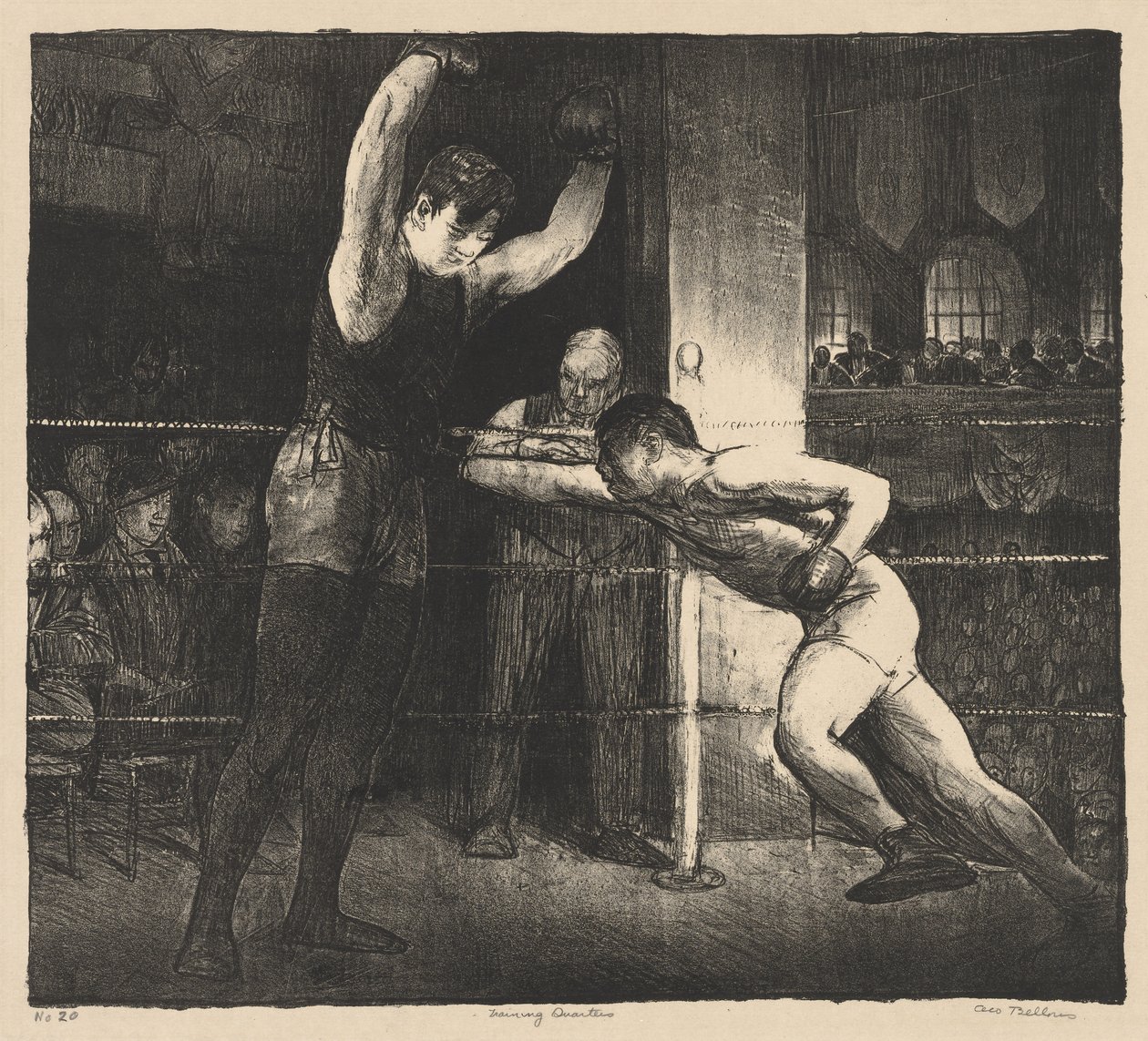 Treningslokaler av George Bellows
