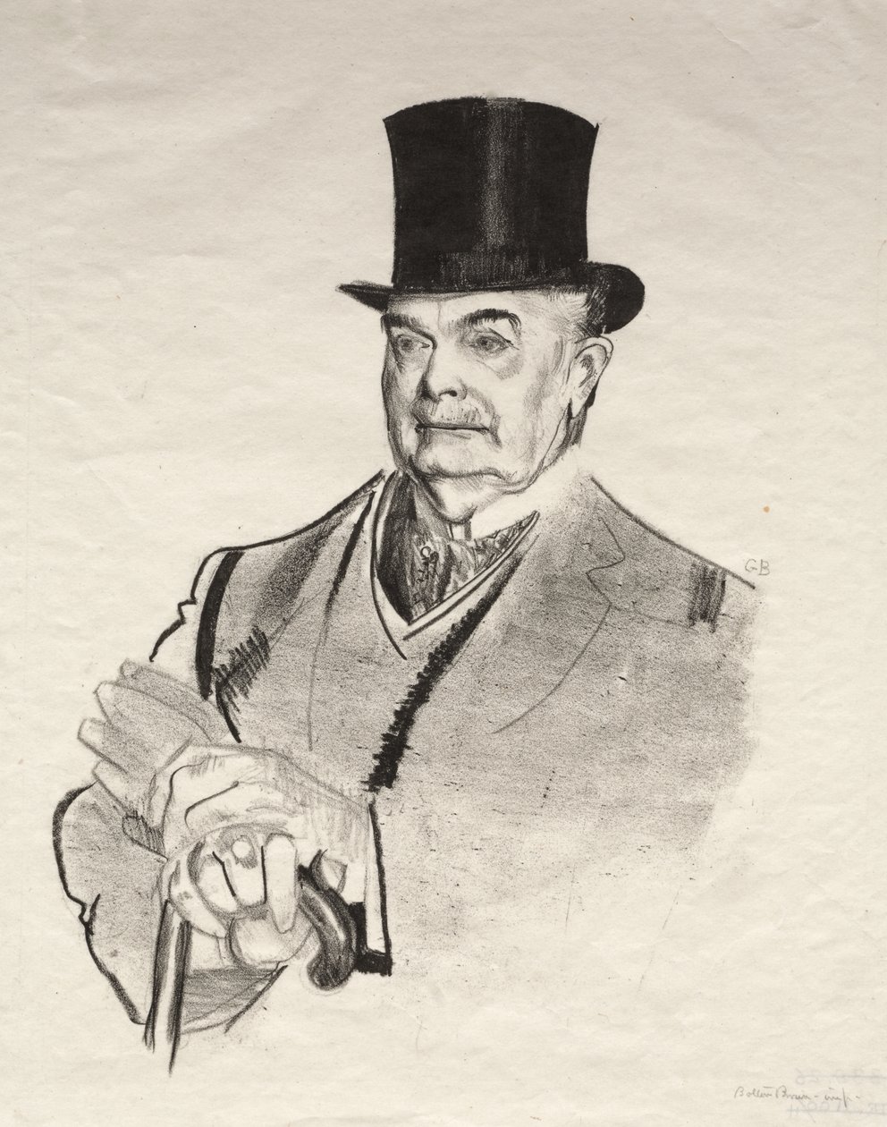 W. E. Story, Esq., første tilstand av George Bellows