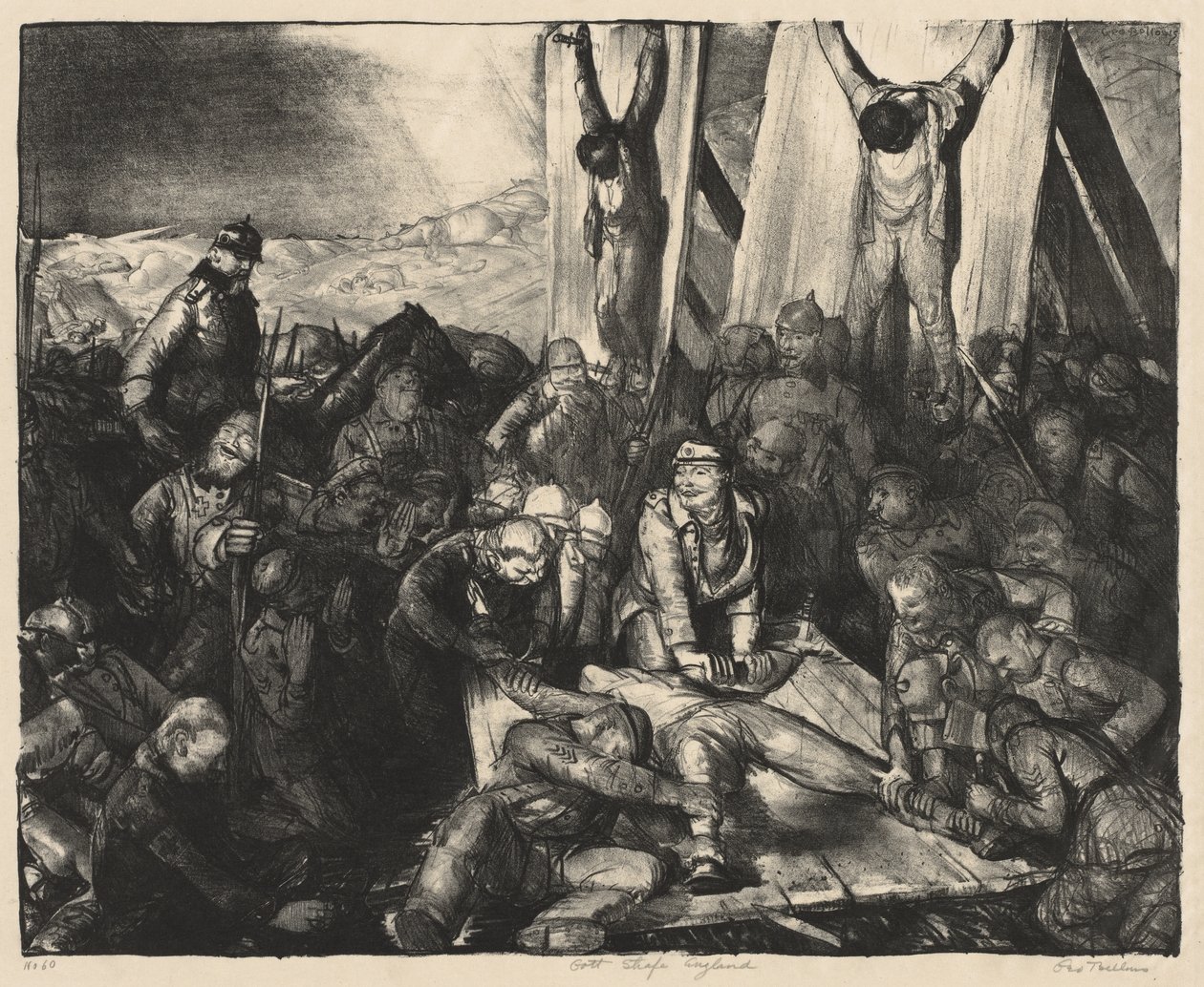 War Series:  Guds straff, England av George Bellows