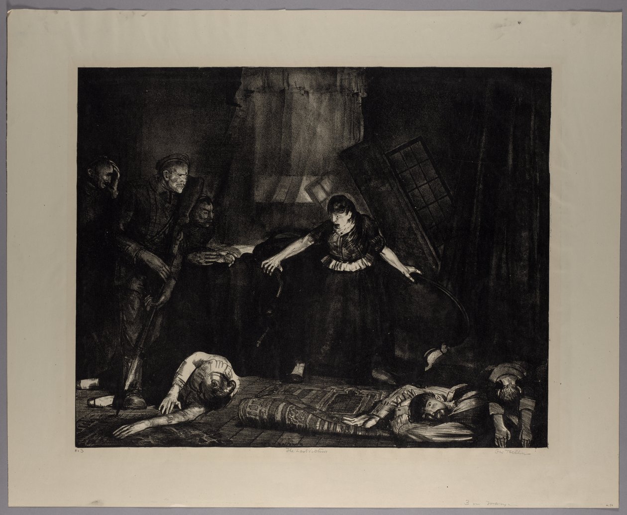 Krigsserie: Det siste offeret av George Bellows