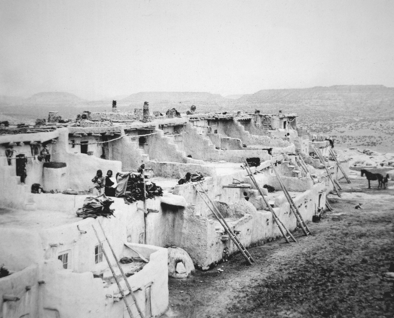 Pueblo Acoma, New Mexico av George Benjamin (Ben) Wittick