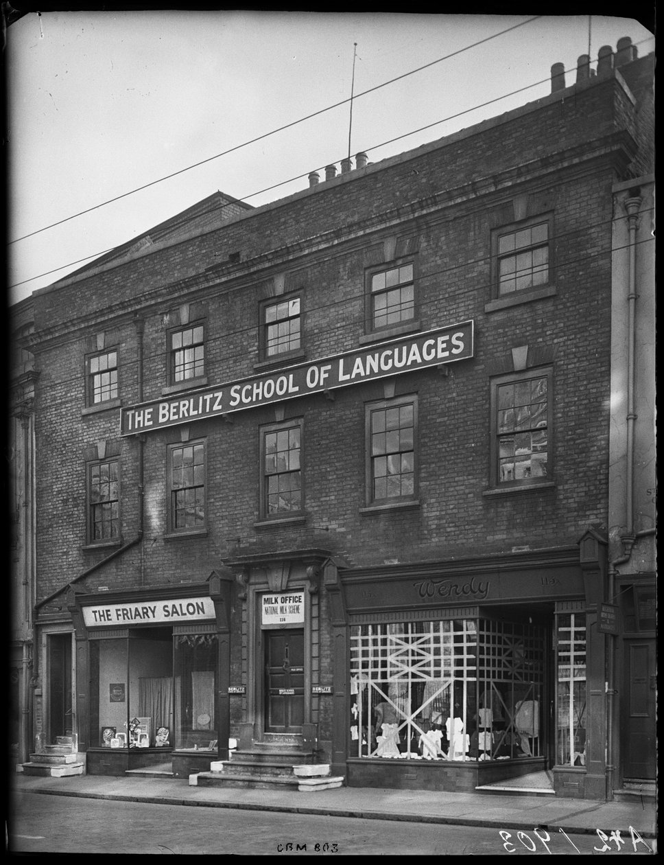 115A-117A Friar Gate, Derby, City of Derby, 1942. av George Bernard Mason