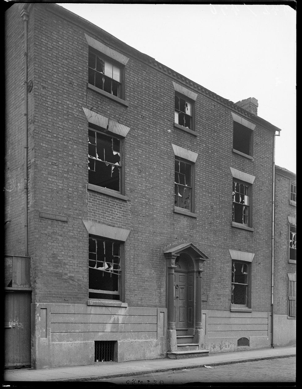 Chapel House, Chapel House Street, Deritend, Digbeth, Birmingham, 1941. av George Bernard Mason