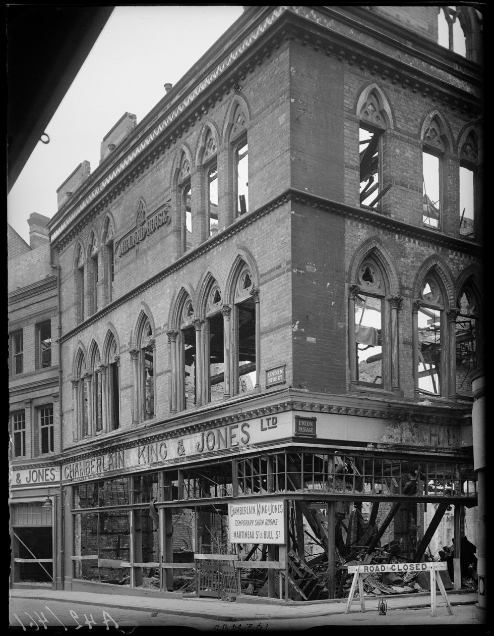 Midland House, 30 Union Street, Ladywood, Birmingham, 1941. av George Bernard Mason