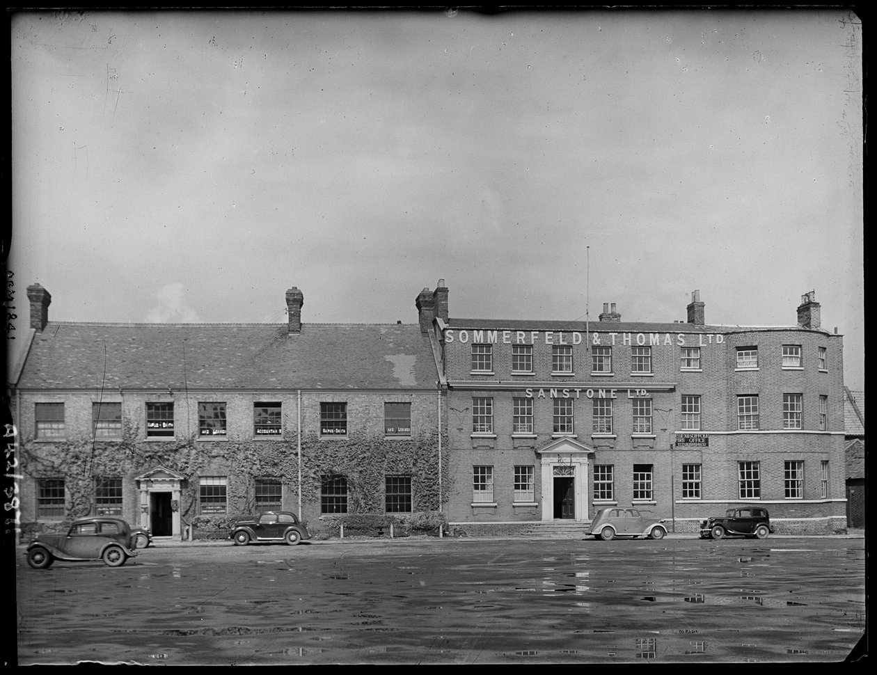 Tuesday Market Place, Kings Lynn, Kings Lynn og West Norfolk, Norfolk, 1942. av George Bernard Mason