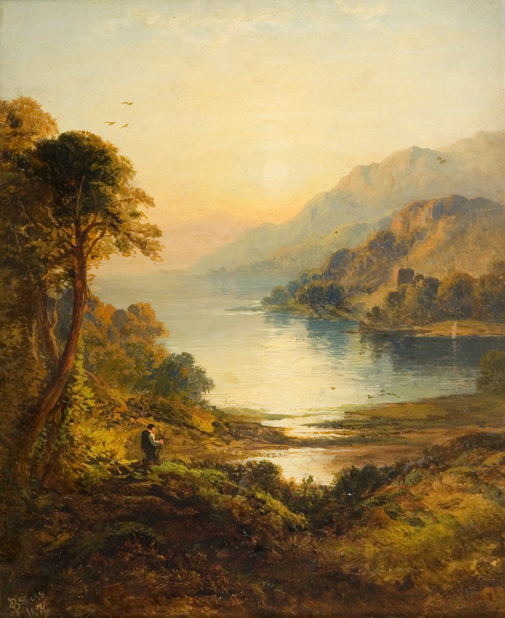 Kyles of Bute, Argyll, 1876 av George Blackie Sticks