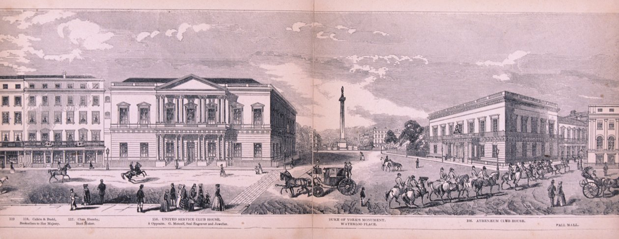 Panorama over London, 1849 av George C Leighton