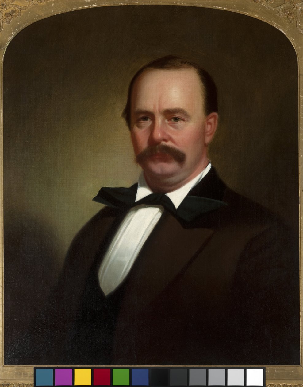 Portrett av oberst James Hervey Birch, Jr., ca. 1878 av George Caleb Bingham